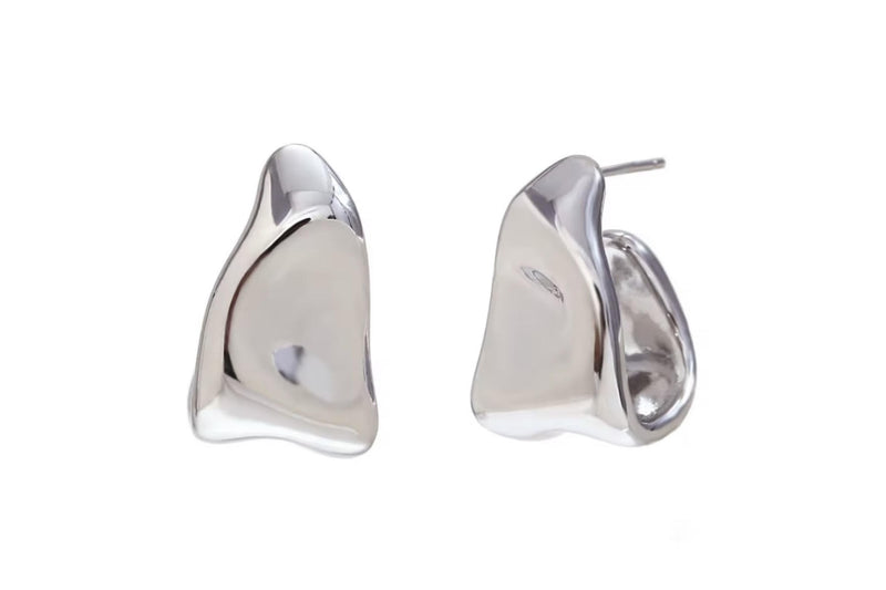 Silver Melt Hoops