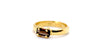 Gold Citrine Sunburst Ring