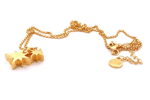 Gold Morning Stars Necklace